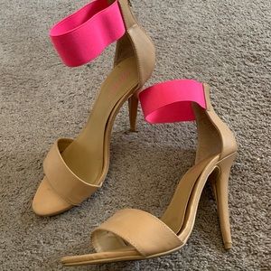 Forever 21 Neon pink heels